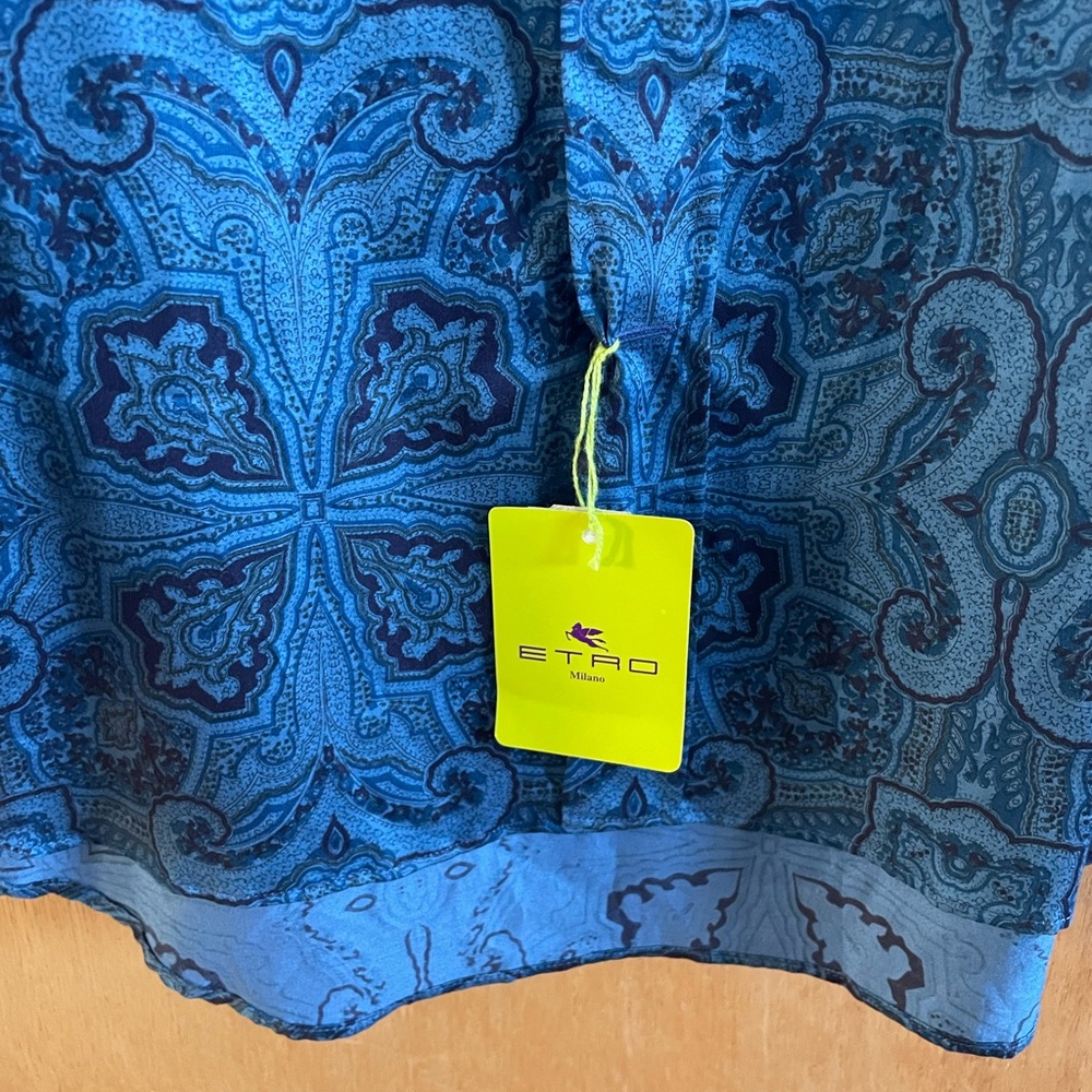 NWT ETRO Milano  Floral Paisley Men’s Shirt. EU 44 - Picture 4 of 8